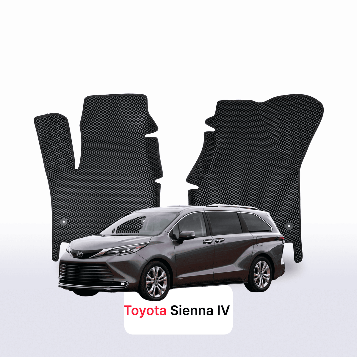 Tappetini 3D EVA per Toyota Sienna 4 gen 2020-2028 anni MONOVOLUME