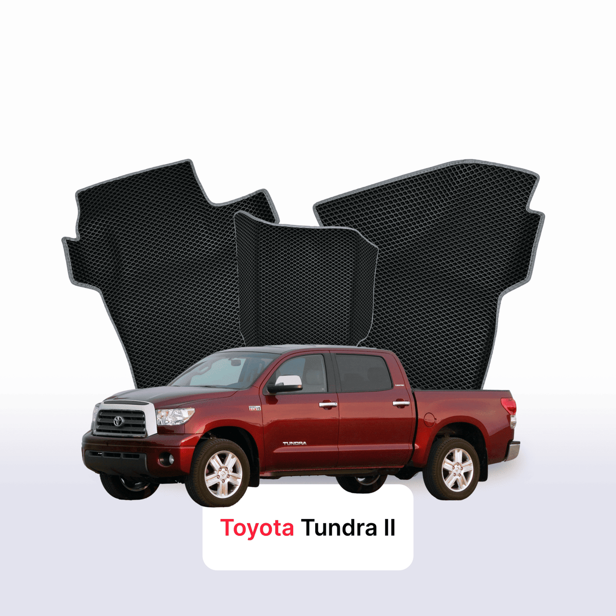 Tappetini 3D EVA per Toyota Tundra 2 gen 2007-2021 anni PICK-UP DOPPIA CABINA CREWMAX CAB