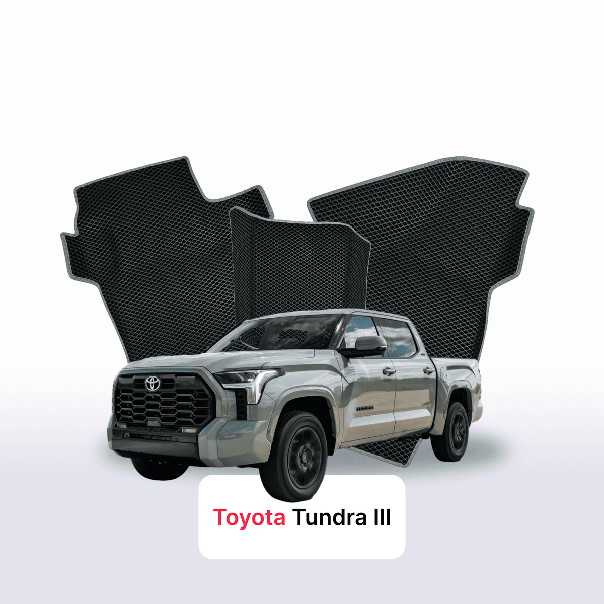 Tappetini 3D EVA per Toyota Tundra 3 gen 2021-2024 anni PICK-UP DOPPIA CABINA