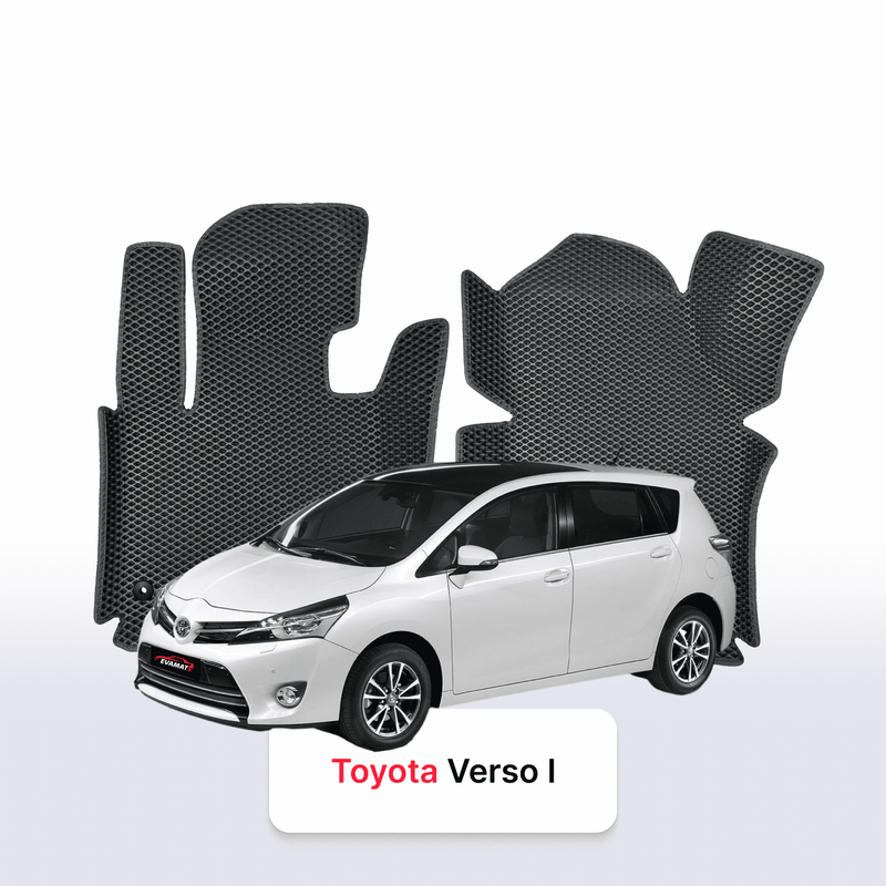 Tappetini 3D EVA per Toyota Verso 1 gen 2009-2018 anni MONOVOLUME 7 posti