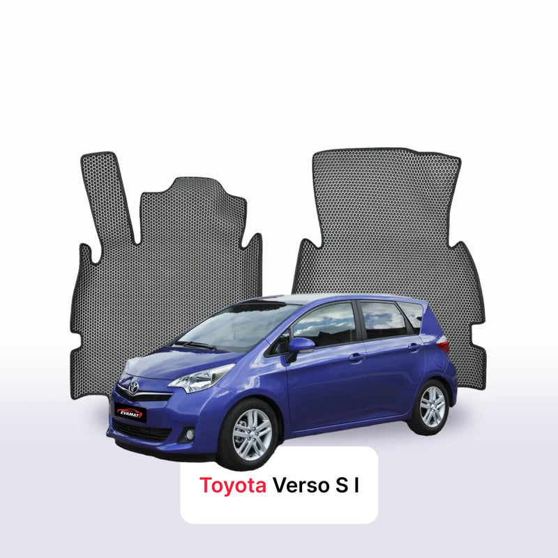 Tappetini 3D EVA per Toyota Verso S 1 gen 2010-2018 anni MONOVOLUME