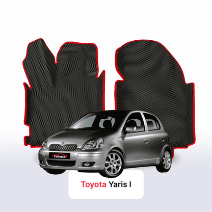 Tappetini 3D EVA per Toyota Yaris 1 gen 1999-2005 anni HATCHBACK 5 porte