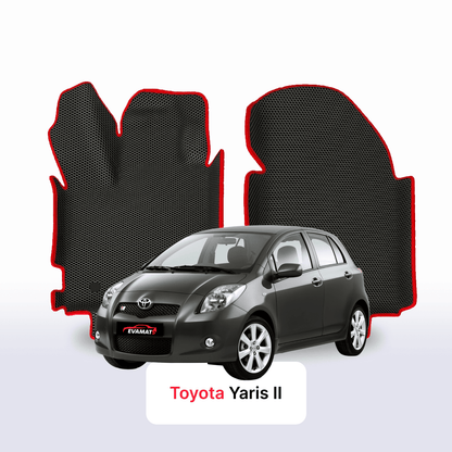 Tappetini 3D EVA per Toyota Yaris 2 gen 2005-2012 anni HATCHBACK 5 porte