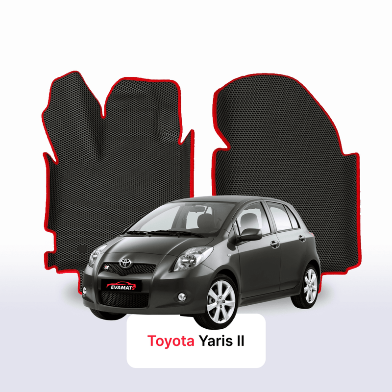 Tappetini 3D EVA per Toyota Yaris 2 gen 2005-2012 anni HATCHBACK 5 porte