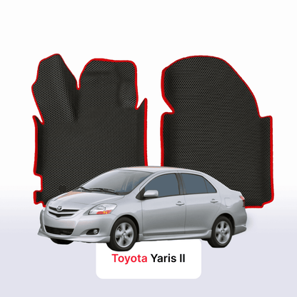 Tappetini 3D EVA per Toyota Yaris 2 gen 2005-2012 anni BERLINA