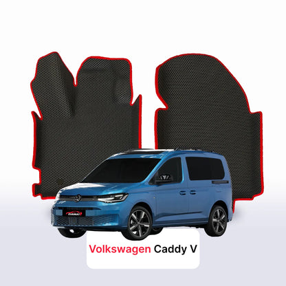 Tappetini 3D EVA per Volkswagen Caddy V gen 2020-2028 anni MONOVOLUME 5 posti