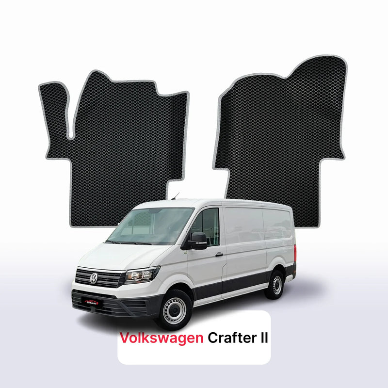 Tappetini 3D EVA per Volkswagen Crafter 2 gen 2016-2027 anni FURGONE