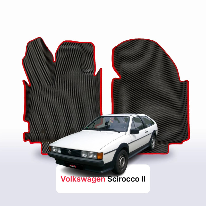 Tappetini 3D EVA per Volkswagen Scirocco II gen 1981-1992 anni COUPÉ 3 porte