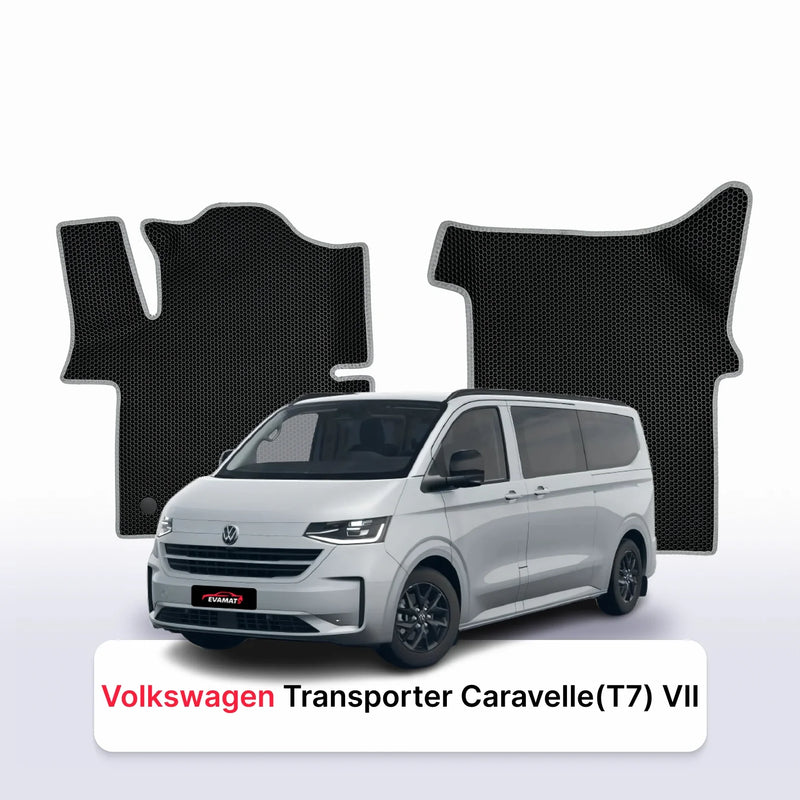 Tappetini 3D EVA per Volkswagen Transporter Caravelle (T7) VII gen 2024-2028 anni MINIBUS