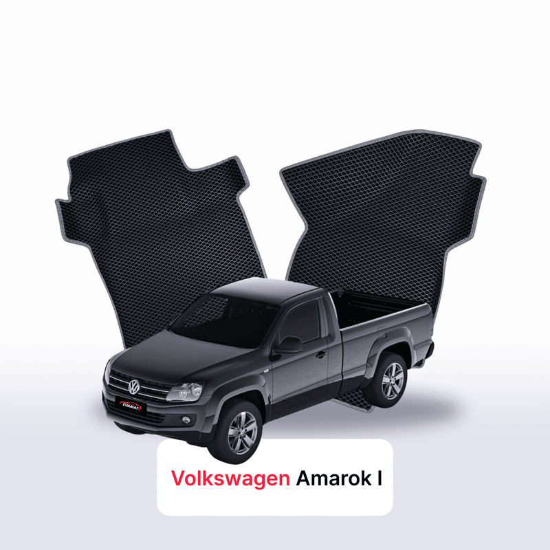 Tappetini 3D EVA per Volkswagen Amarok I gen 2010-2016 anni PICK-UP CABINA SINGOLA
