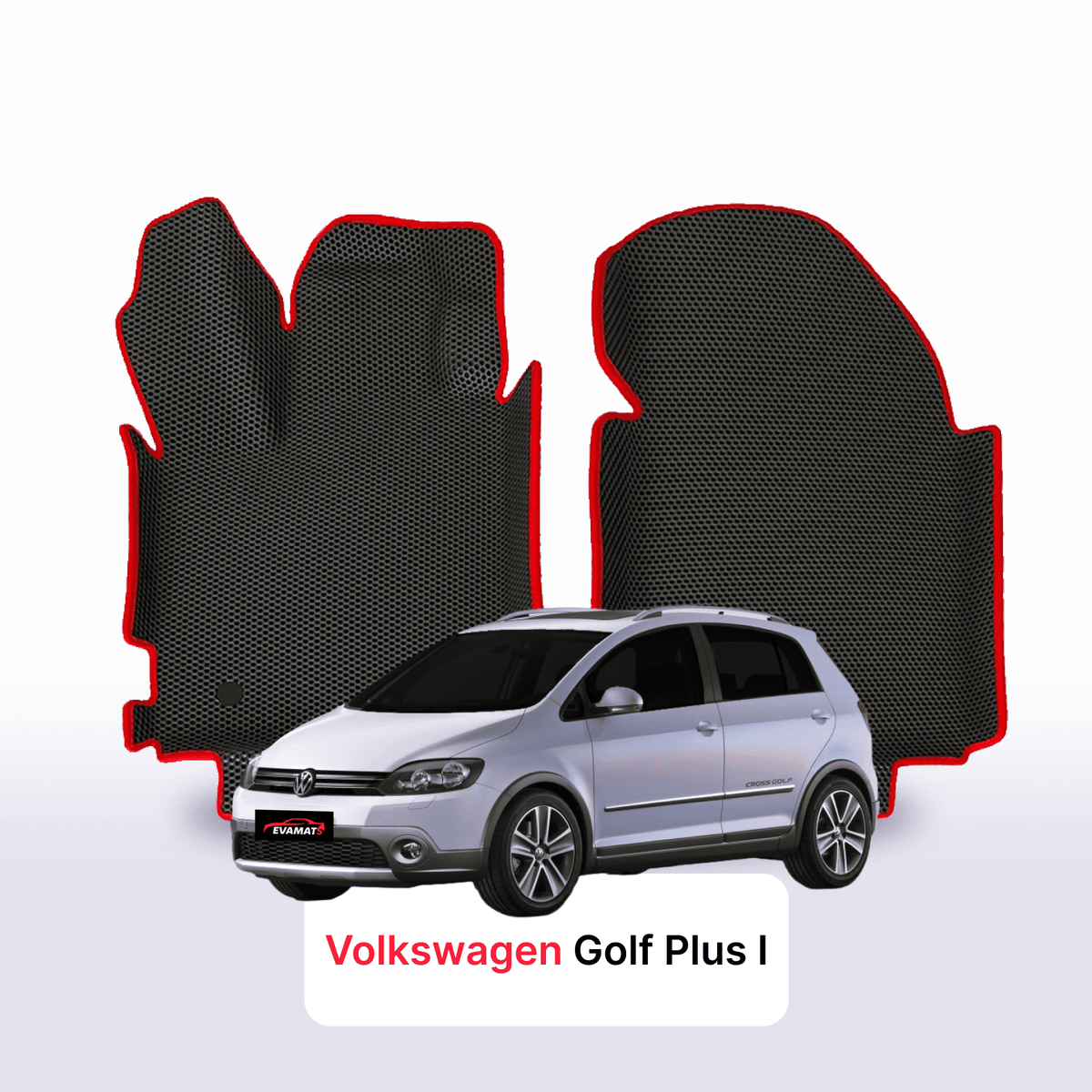 Tappetini 3D EVA per Volkswagen Golf Plus I gen 2005-2014 anni HATCHBACK 5 porte