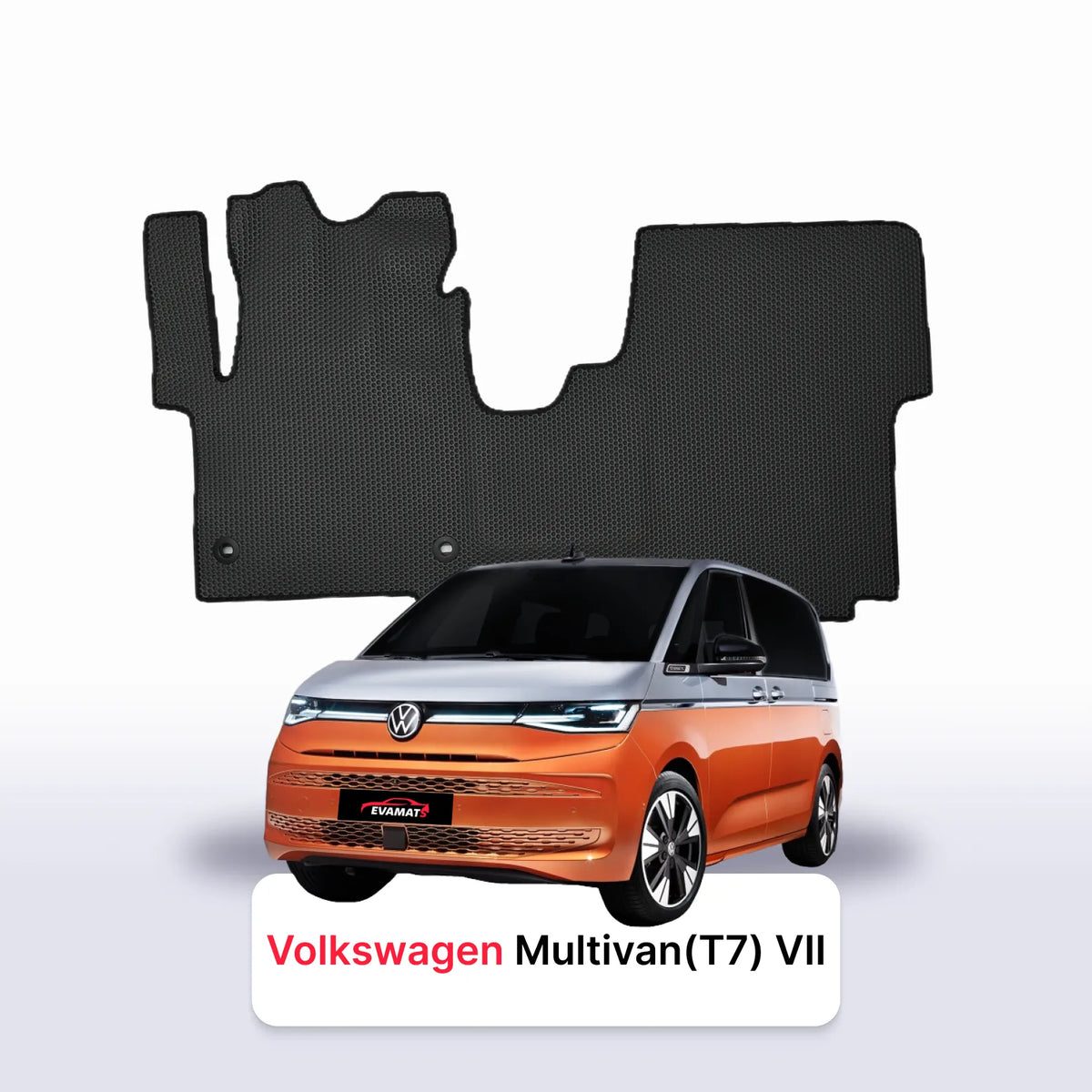 Tappetini 3D EVA per Volkswagen Multivan(T7) VII gen 2021-2028 anni MONOVOLUME