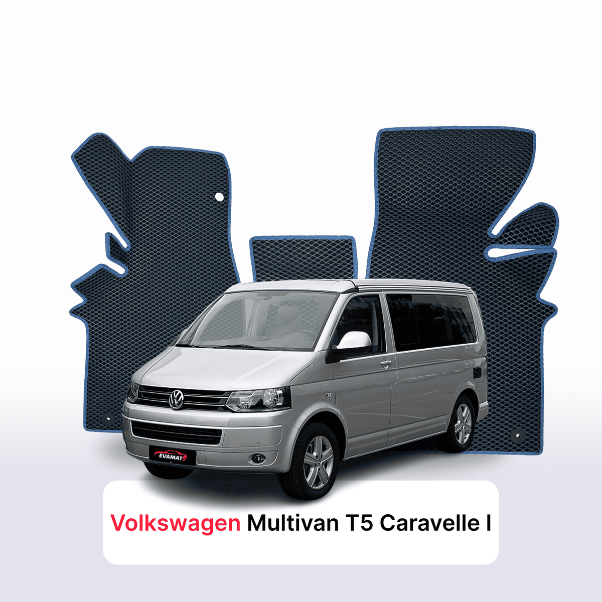 Tappetini 3D EVA per Volkswagen T5 Caravelle 2003-2015 anni MINIBUS