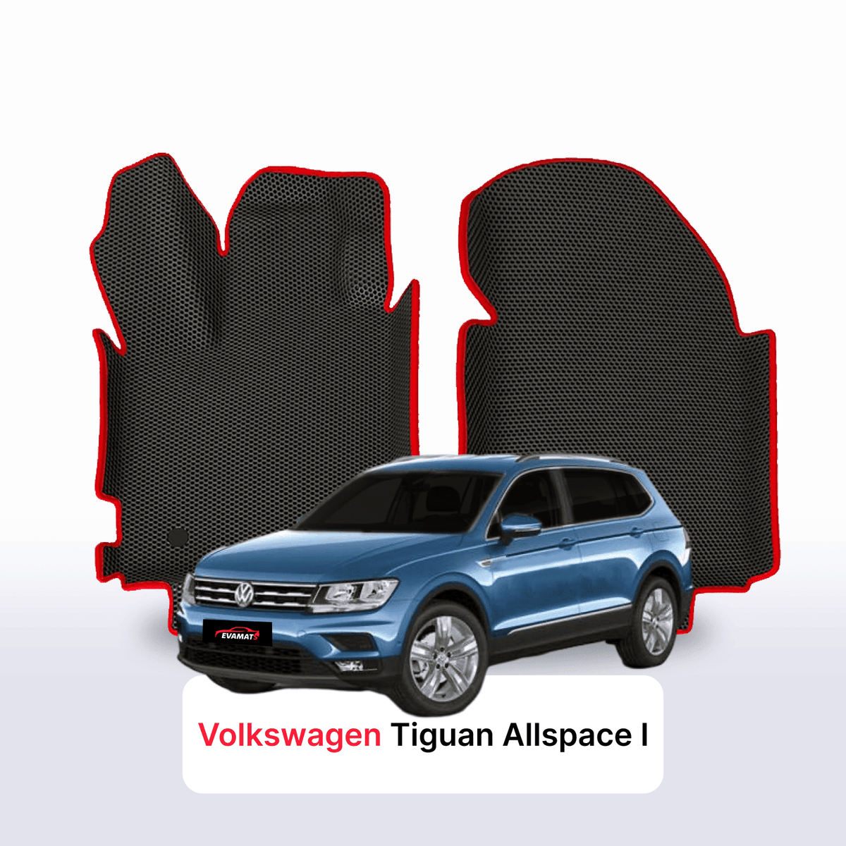 Tappetini 3D EVA per Volkswagen Tiguan Allspace I gen 2016-2024 anni SUV 5 posti