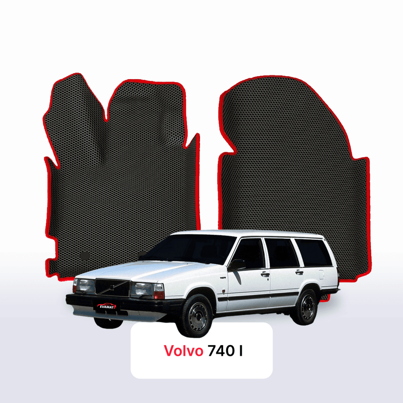 Tappetini 3D EVA per Volvo 740 1983-1992 anni STATION WAGON