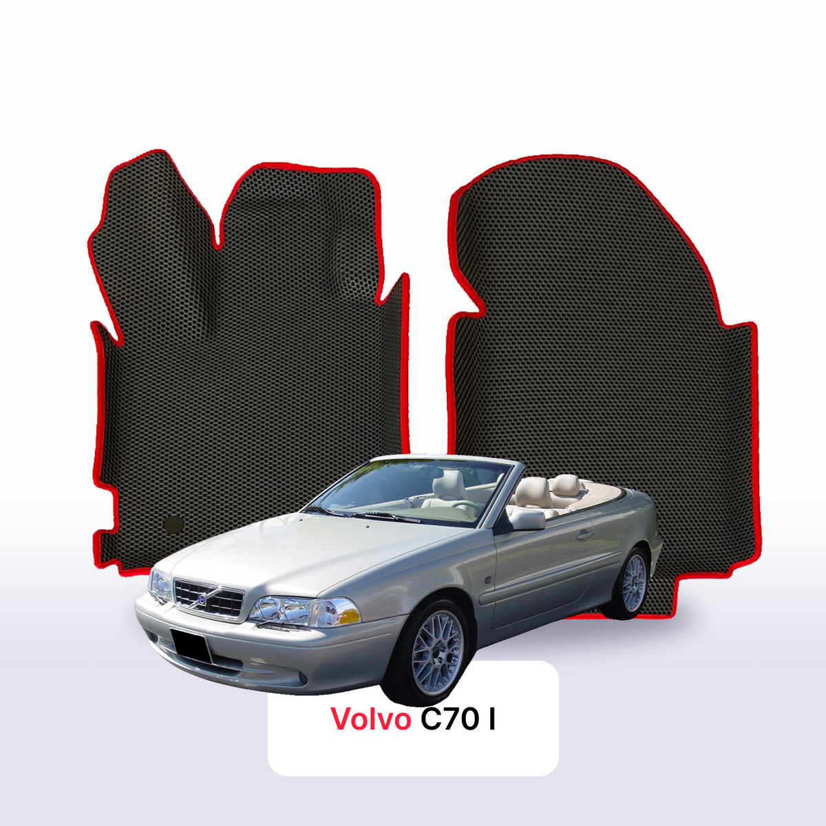 Tappetini 3D EVA per Volvo C70 1 gen 1997-2005 anni CABRIO