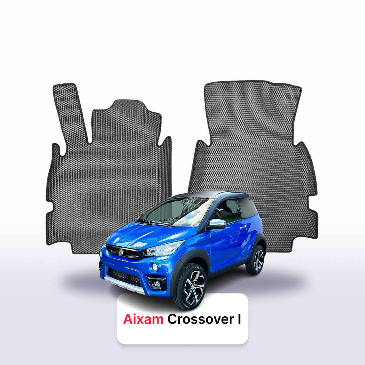 Tappetini 3D EVA per Aixam Crossover 1 gen 2007-2028 anni HATCHBACK 3 porte