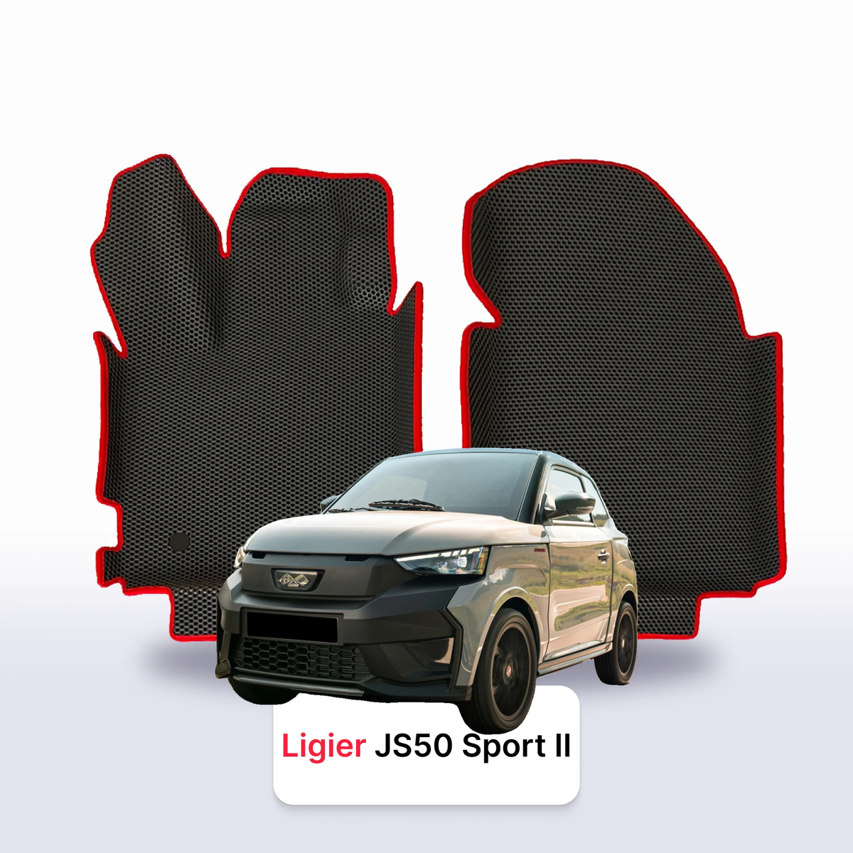 Tappetini 3D EVA per Ligier JS 50 2 gen 2024-2028 anni HATCHBACK 3 porte