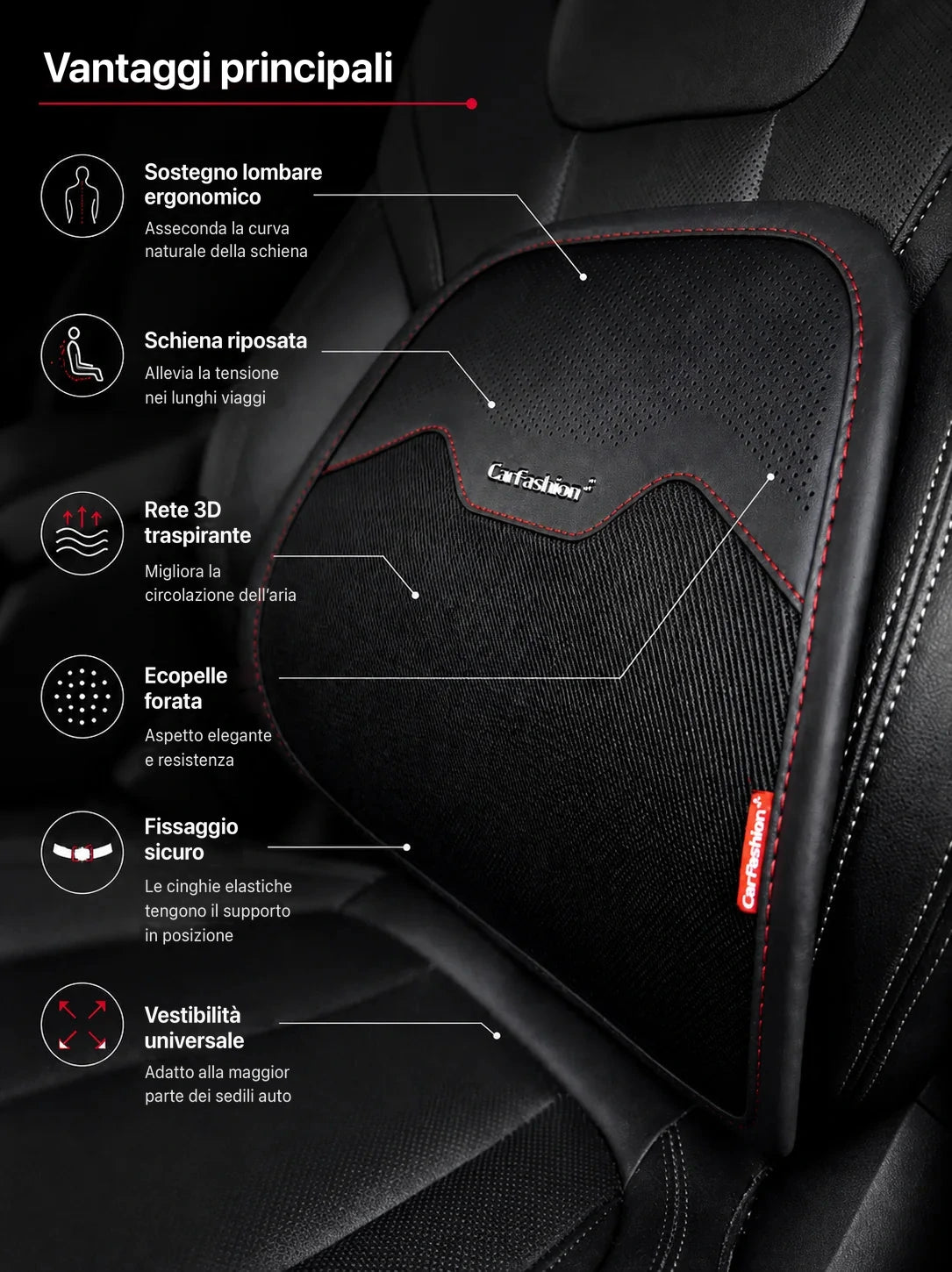 Car Lumbar Support Cushion - image 3