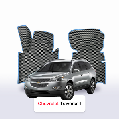 Tappetini 3D EVA per Chevrolet Traverse 1 gen 2008-2017 anni SUV 7 posti