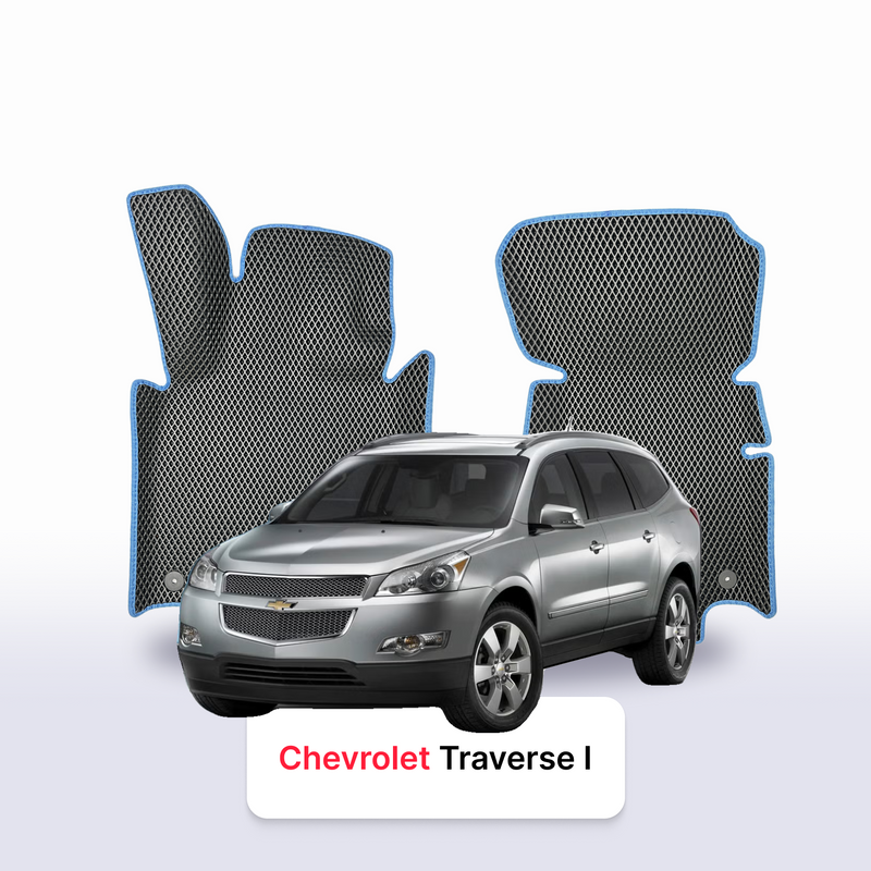 Tappetini 3D EVA per Chevrolet Traverse 1 gen 2008-2017 anni SUV 7 posti