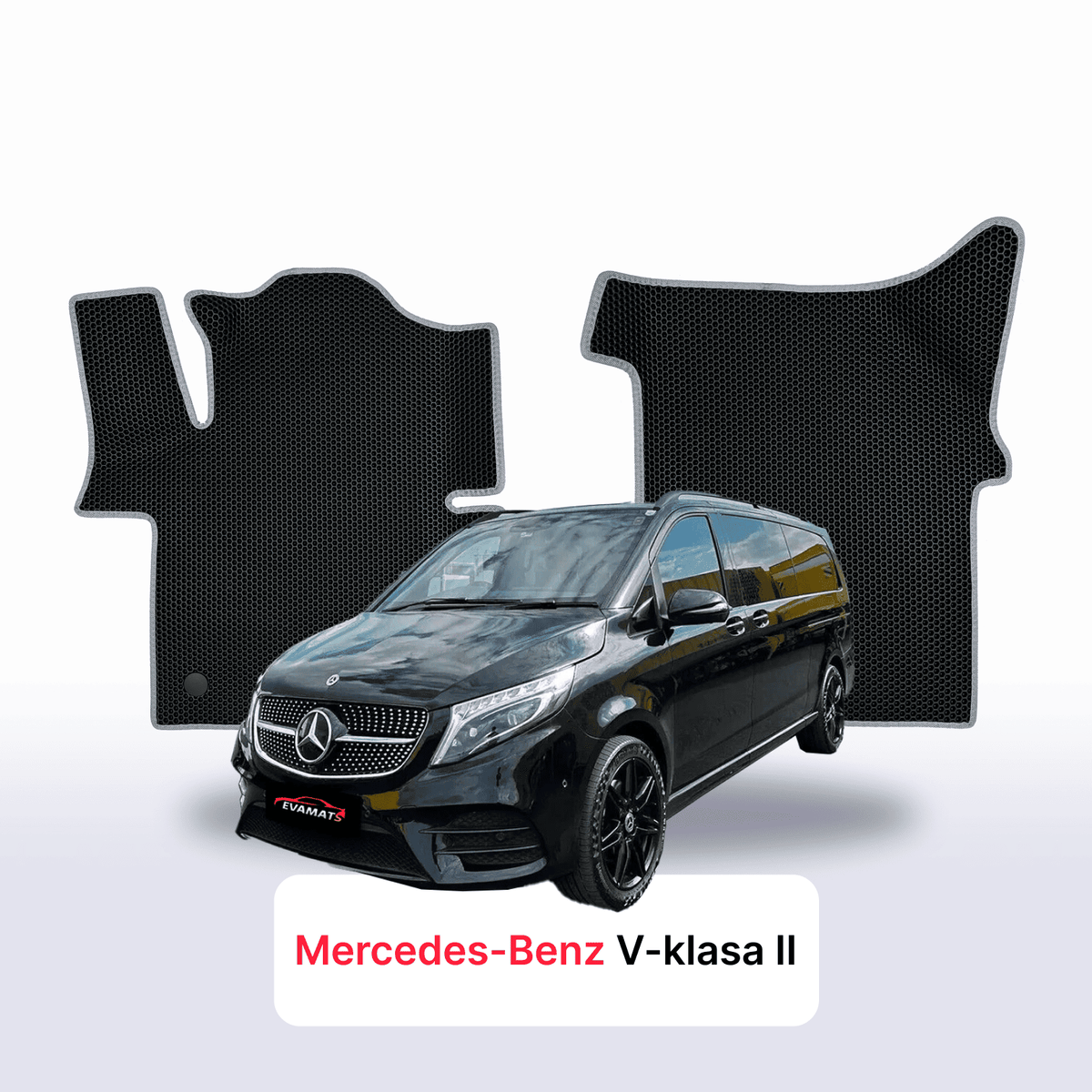 Tappetini 3D EVA per Mercedes-Benz Classe V 3 gen (W447) 2014-2027 anni MINIBUS EXTRALUNGO