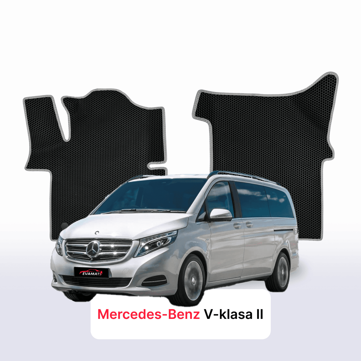Tappetini 3D EVA per Mercedes-Benz Classe V 3 gen (W447) 2014-2027 anni MINIBUS