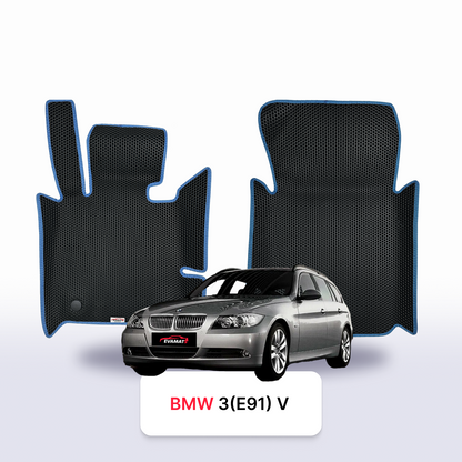 Tappetini 3D EVA per BMW 3(E91) 5 gen 2004-2012 anni STATION WAGON