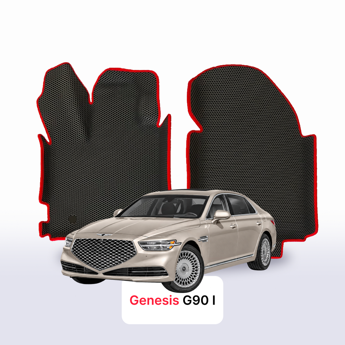 Tappetini 3D EVA per Genesis G90 2 gen 2021-2027 anni BERLINA