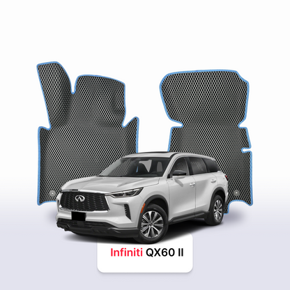 Tappetini 3D EVA per Infiniti QX60 2 gen 2021-2028 anni SUV 7 posti