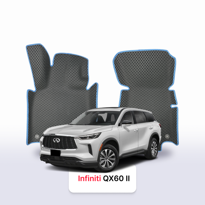 Tappetini 3D EVA per Infiniti QX60 2 gen 2021-2028 anni SUV 7 posti