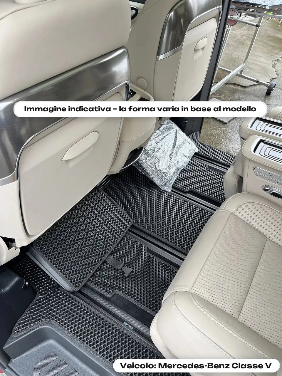 Immagine indicativa – la forma varia in base al modello — Veicolo: Mercedes-Benz Classe V