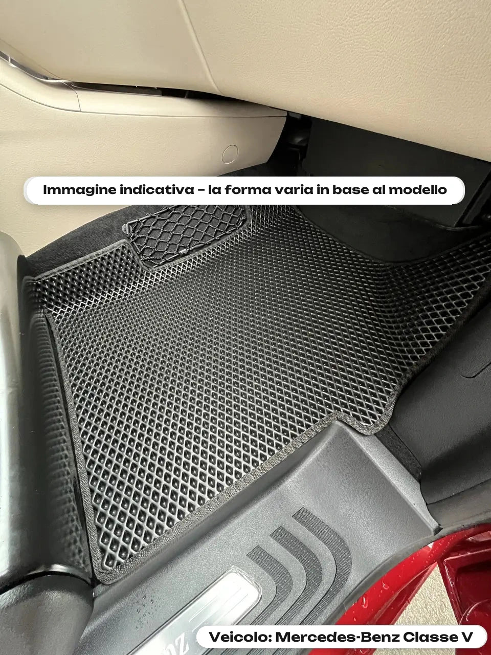 Immagine indicativa – la forma varia in base al modello — Veicolo: Mercedes-Benz Classe V