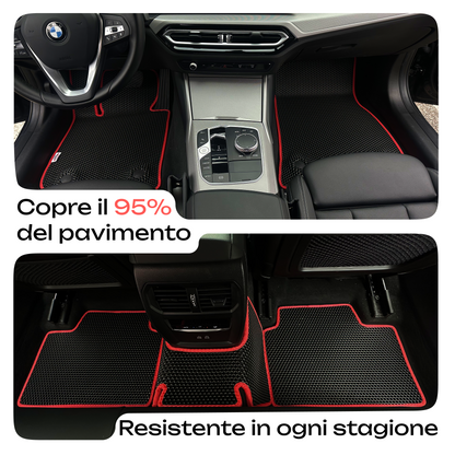 Copre il 95% del pavimento, resistente in ogni stagione