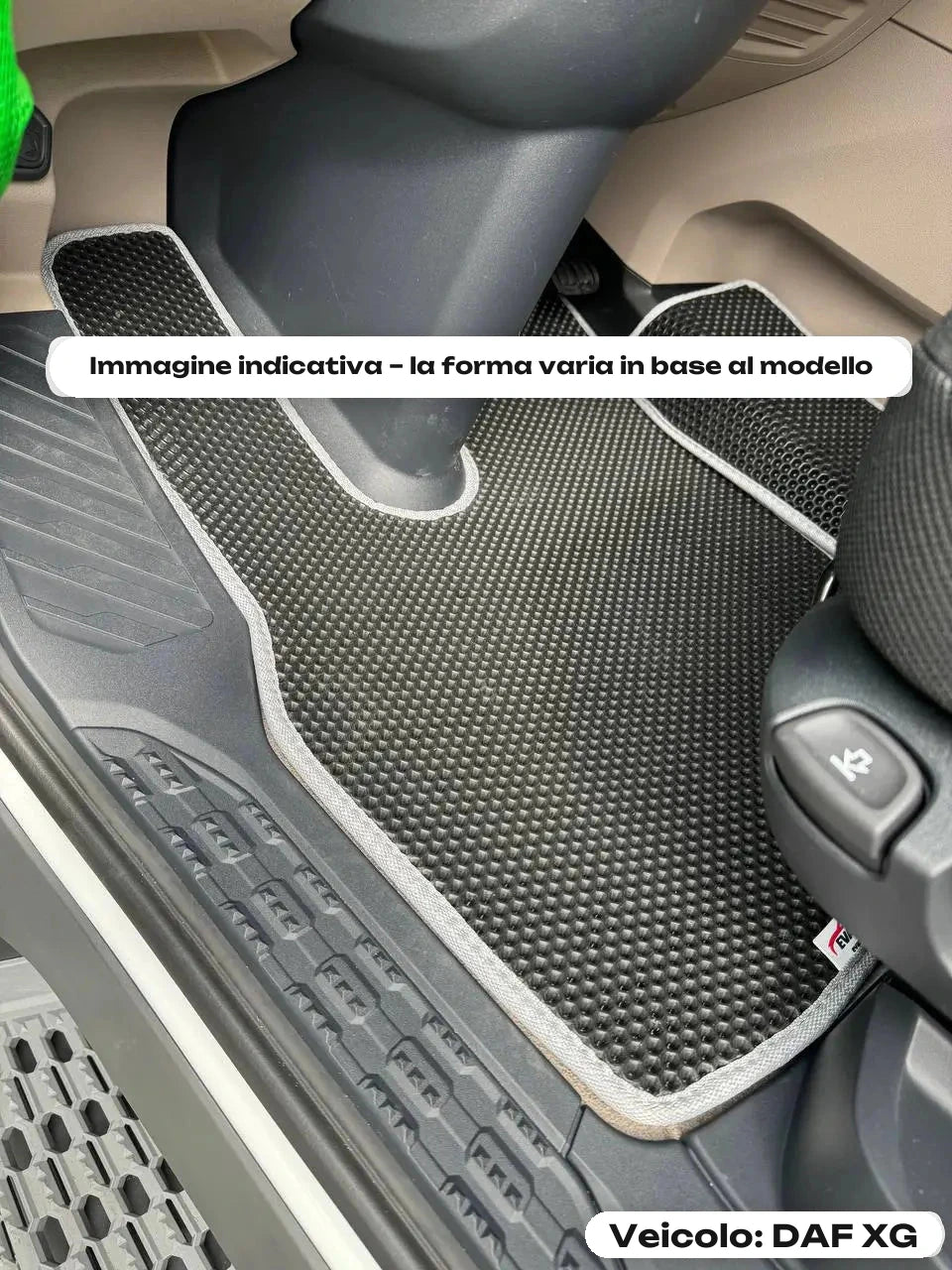 Immagine indicativa – la forma varia in base al modello — Veicolo: DAF XG