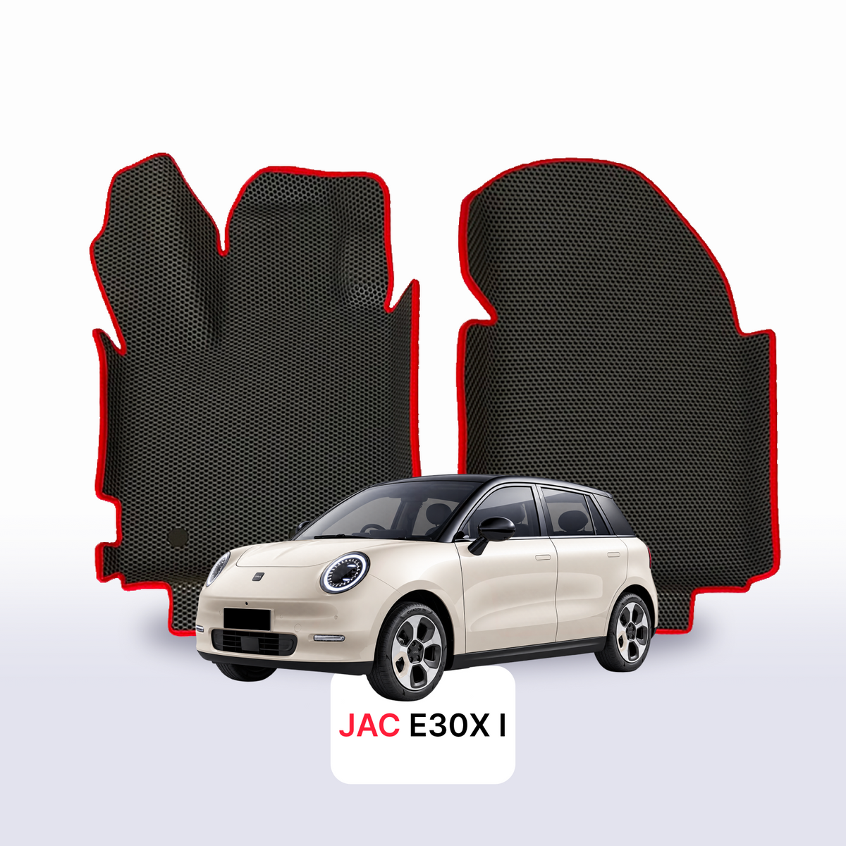 Tappetini 3D EVA per JAC E30X 1 gen 2023-2027 anni HATCHBACK 5 porte