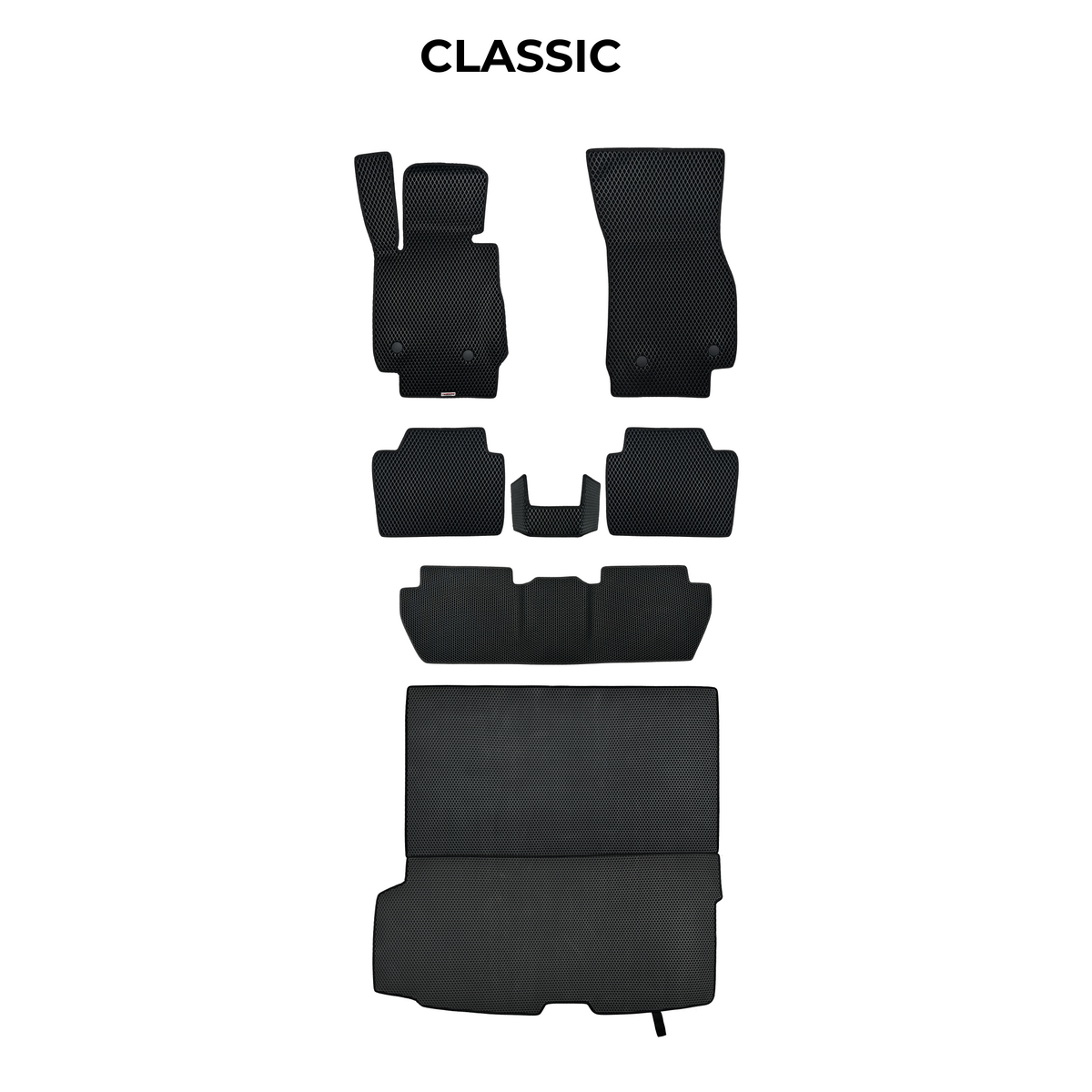 Tappetini 3D EVA per Chevrolet Traverse 1 gen 2008-2017 anni SUV 7 posti