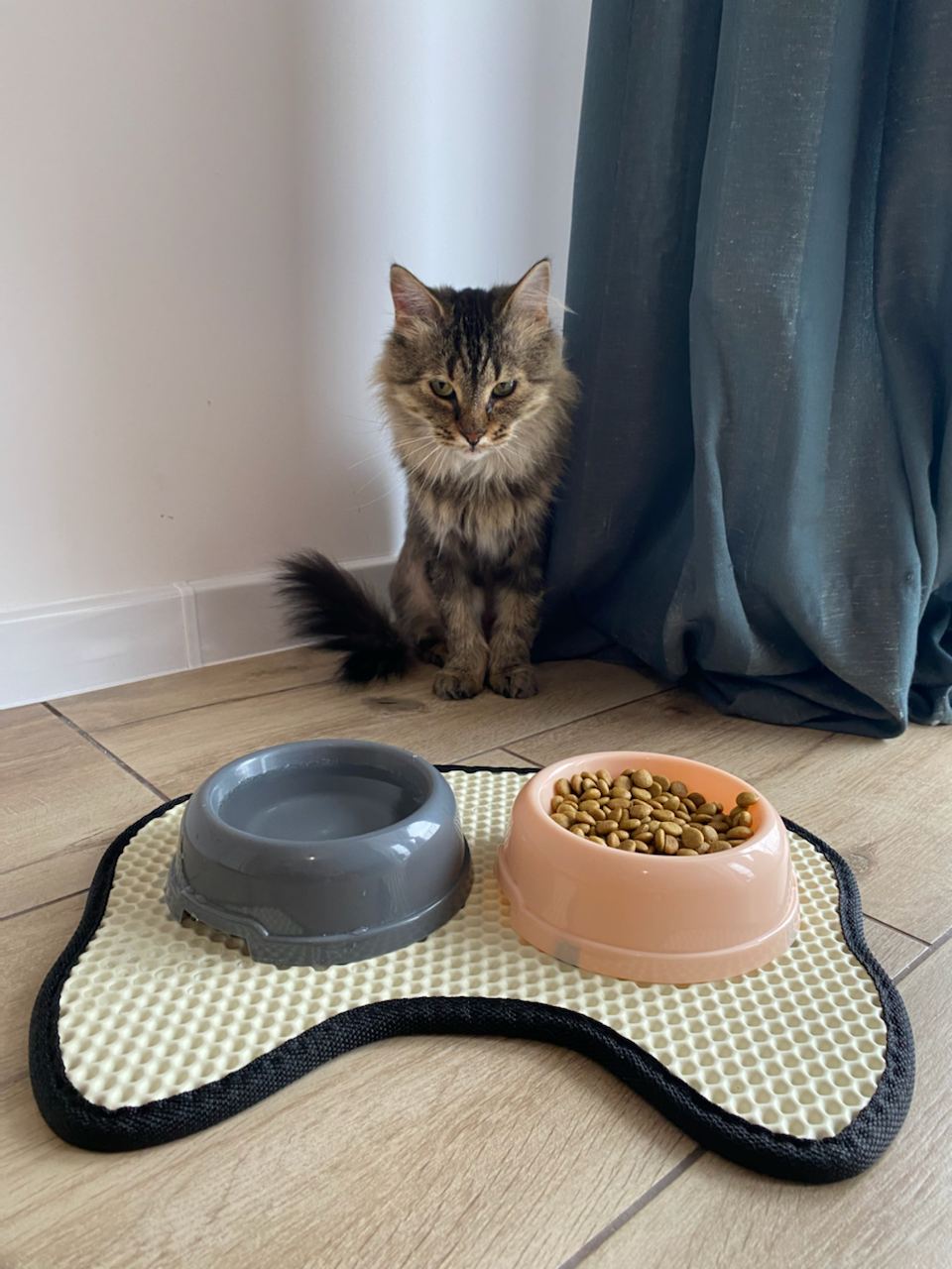 Tappetino per ciotola di gatto