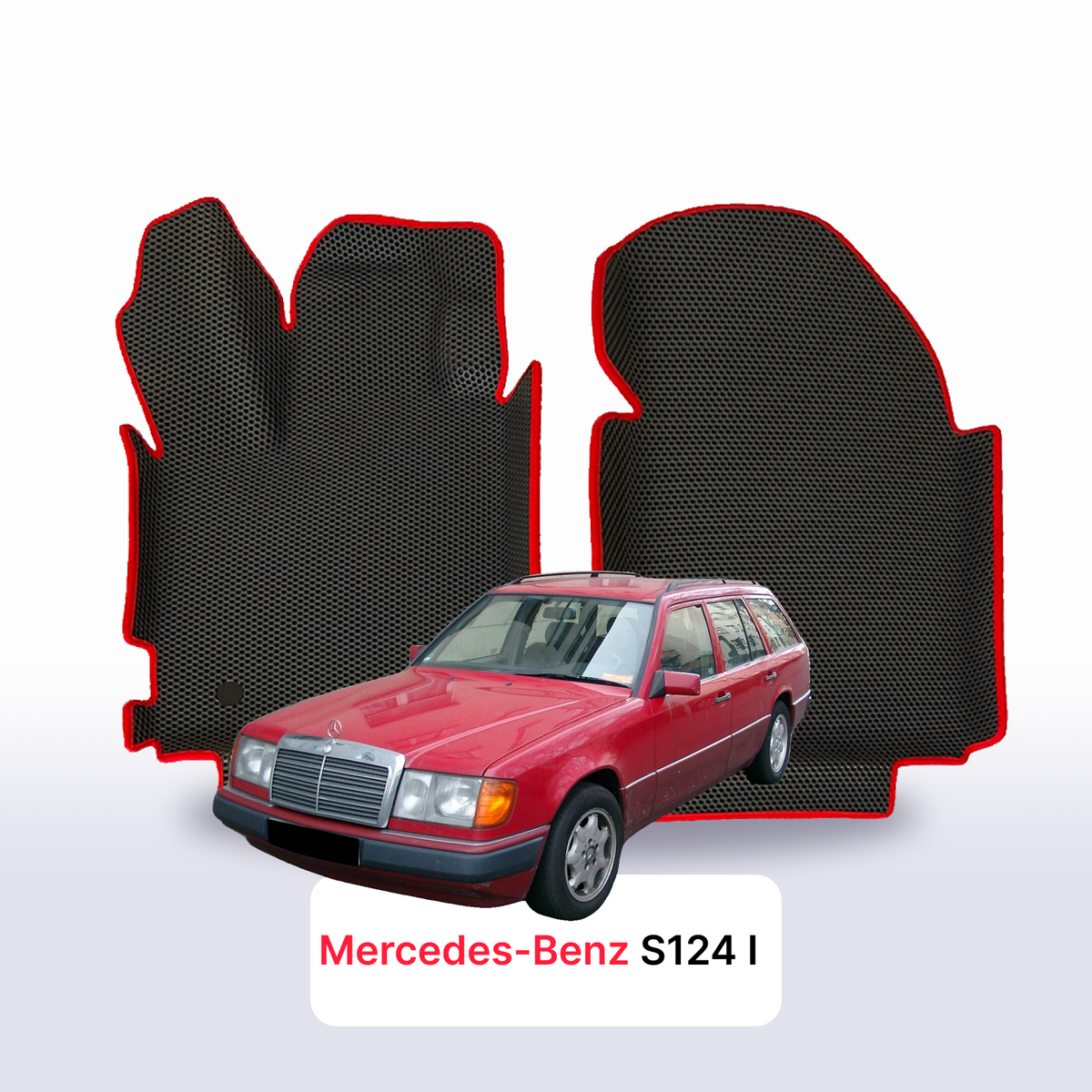 Tappetini 3D EVA per Mercedes-Benz S124 1984–1993 anni STATION WAGON