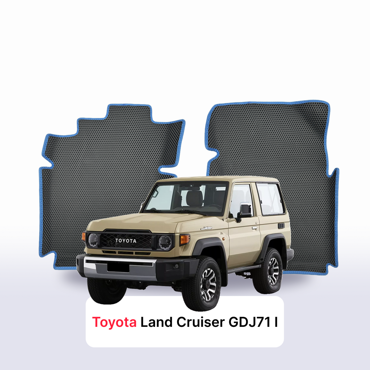 Tappetini 3D EVA per Toyota Land Cruiser GDJ71 z arabii 1 gen 2024-2027 anni SUV 3 porte