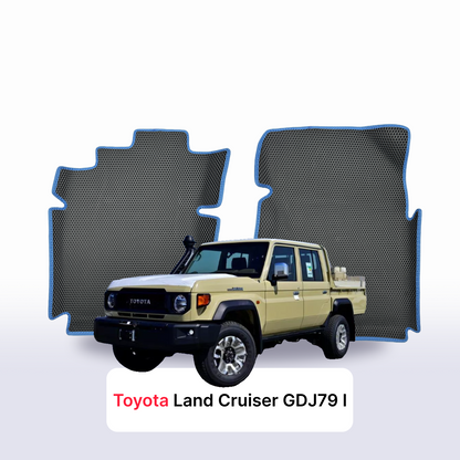 Tappetini 3D EVA per Toyota Land Cruiser GDJ79 z arabii 1 gen 2024-2027 anni PICK-UP DOPPIA CABINA