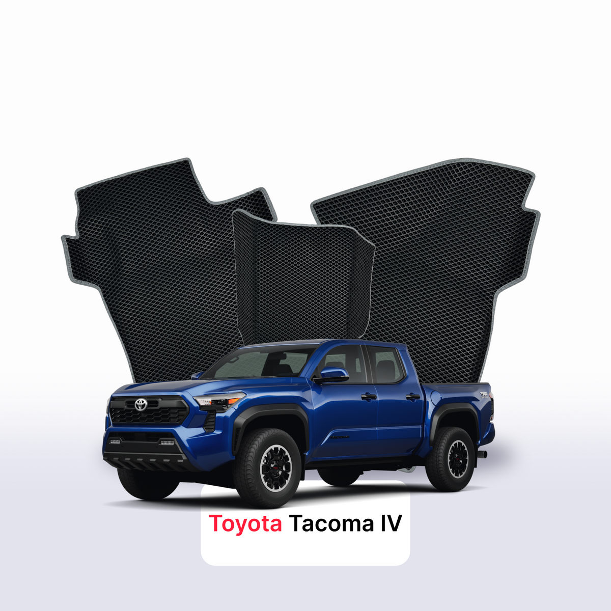 Tappetini 3D EVA per Toyota Tacoma 4 gen 2024-2027 anni PICK-UP DOPPIA CABINA