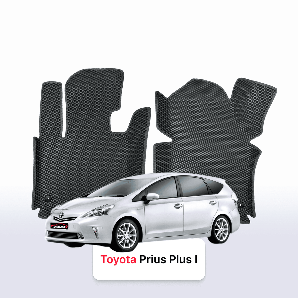 Tappetini 3D EVA per Toyota Prius Plus 2011-2021 anni MONOVOLUME